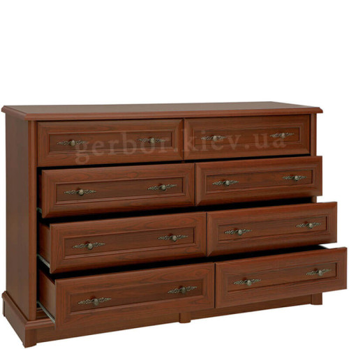 Фото комоду 8S СОНАТА Гербор у кольорі каштан – наповнення
