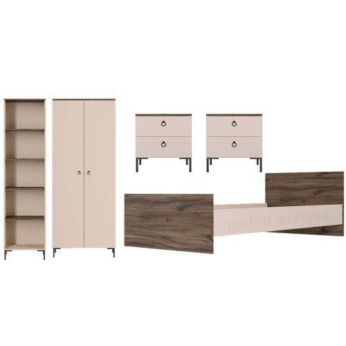 Фото дитячої СІМПЛ БРВ дуб ліворно / макадамія