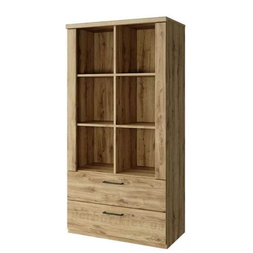 Фото відкритого низького стелажу DOORSET 2S MEBELBOS