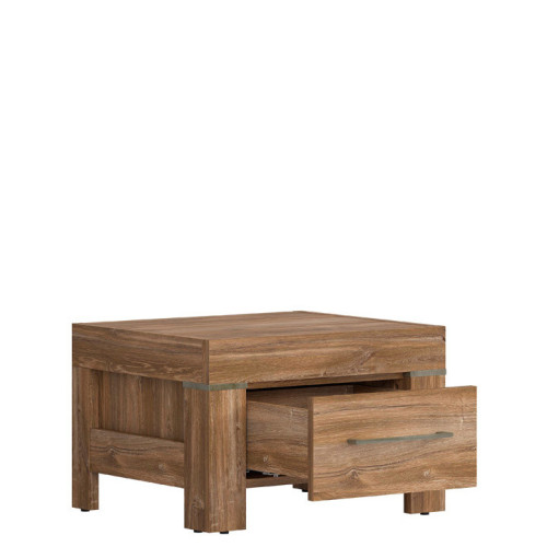 Фото наполнения прикроватной тумбочки GENT KOM1S BRW дуб стирлинг