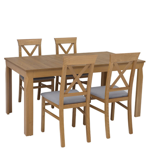 Фото стульев BERGEN BRW в комплекте со столом STO/160 BERGEN