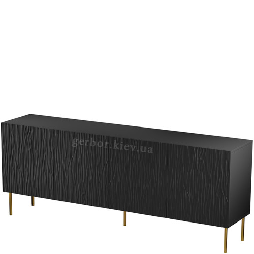 Фото комоду 190 JUNGLE CAMA MEBLE чорний – вигляд збоку