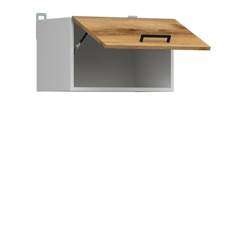 Фото кухні JUNONA LINE 170 BBL BRW делано світлий – наповнення навісної шафи GO/50/30