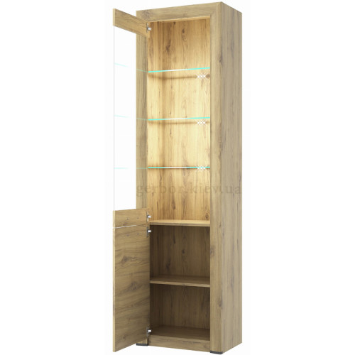 Фото вітрини SAPORI 1D1W MEBELBOS з додатковою підсвіткою – наповнення