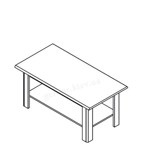 Фото журнального столика ЛОНДОН LAW/115N Гербор – схема