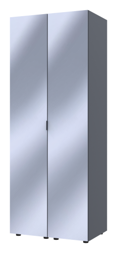 Фото шафи-пеналу 2 Дзеркала ГЕЛАР ДОРОС (DOROS) графіт