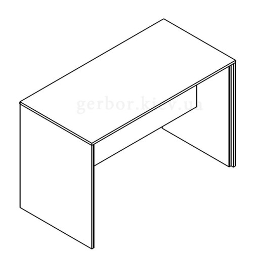 Фото приставного столу ПРАЙМ BIU120 60 Гербор – схема
