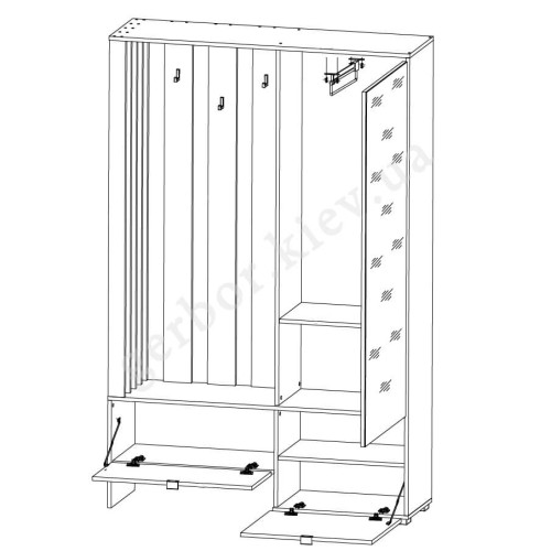 Фото передпокою ЛОРІС Гербор – схема наповнення