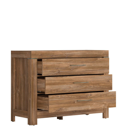 Фото наполнения комода GENT KOM3S/9/12 BRW дуб стирлинг