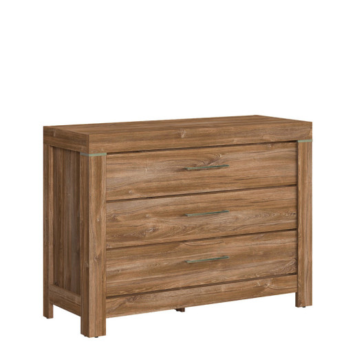 Фото комода GENT KOM3S/9/12 BRW дуб стирлинг - вид сбоку