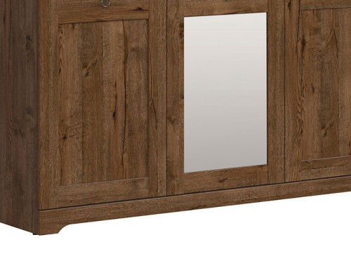 Фото спальни PATRAS BRW - шкаф с зеркалом