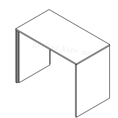 Фото бокового столу ПРАЙМ BIU100  Гербор – схема 