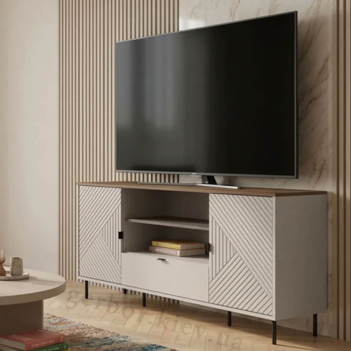 Фото тумби під телевізор EVO 2D1S/150 MEBELBOS в інтер'єрі 
