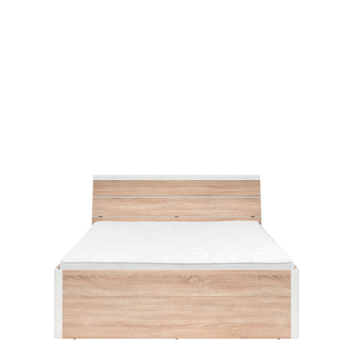 Фото кровати LOZ/160 MARS BRW в цвете дуб сонома / белый