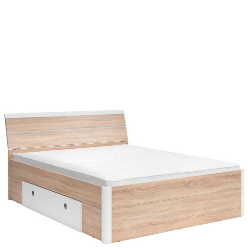 Фото кровати LOZ/160 MARS BRW польской фабрики Black Red White