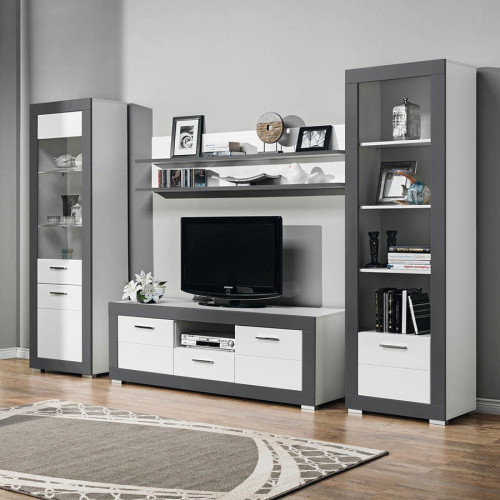 Фото витрины GRAY GR7 BOGFRAN в интерьере гостиной