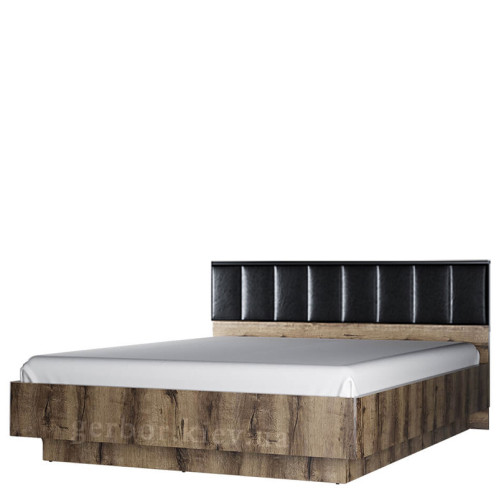 Фото кровати 160 JAGGER MEBELBOS с мягким изголовьем и подъемным механизмом