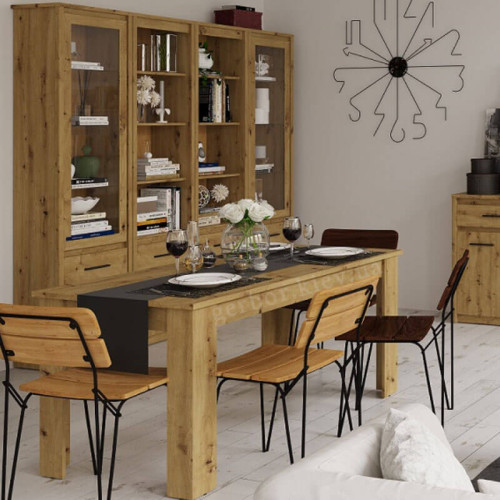 Фото витрины AYSON WIT 1D1W1S VMV в интерьере столовой