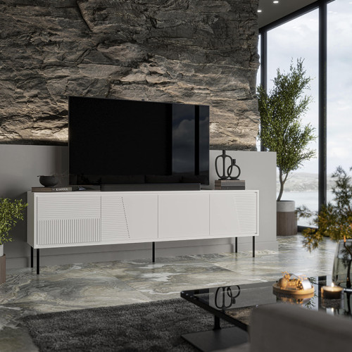 Фото тумби ТВ ABI 200 4D CAMA MEBLE  білий