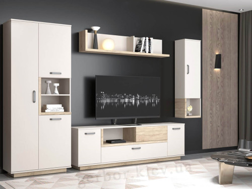 Фото навісного пеналу НОРД REG3D Гербор в інтер'єрі вітальні