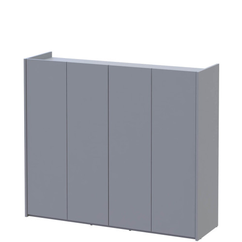 Фото тумби для взуття 4 ДСП КАССЕЛЬ ДОРОС (DOROS) сірий