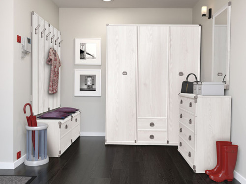 Фото тумби для взуття ІНДІАНА арізонська (каньйон) JKOM1K/60 БРВ (ВМК) в інтер'єрі передпокою