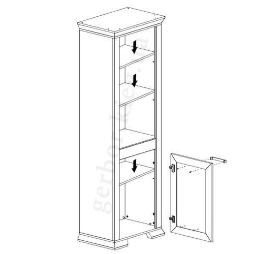 Фото наповнення пеналу REG1Dn МАРСЕЛЬ Гербор