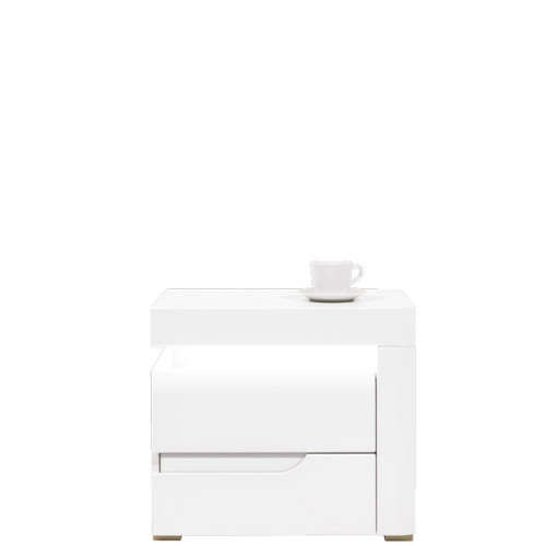 Фото прикроватной тумбы IRMA IM18 BOGFRAN с белой вставкой