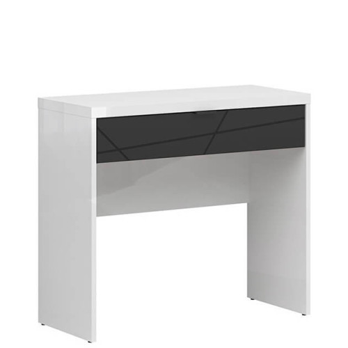 Фото туалетного столика FORN TOL1S BRW белый глянец / черный