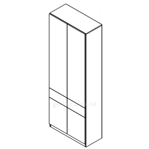 Фото схеми шафи ВЕРТО SZF4D2S Гербор