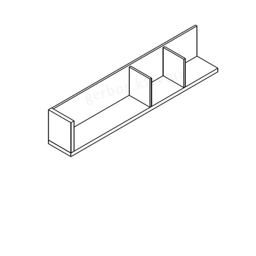 Фото полиці НОРД POL150 Гербор – схема