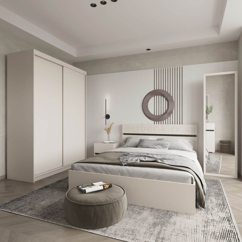 Фото підлогового дзеркала ЛОНДОН LUS55 Гербор в інтер'єрі спальні