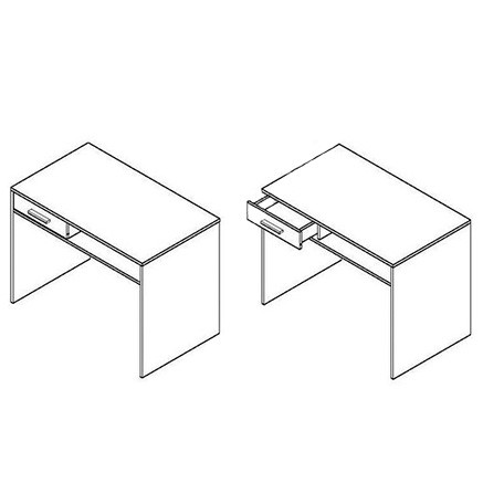 НЕПО Стіл письмовий BIU1S Гербор від фабрики Gerbor-холдинг