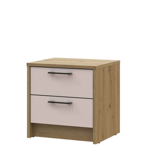 Фото приліжкової тумбочки РОНДІ 2Ш ДОРОС (DOROS) дуб артизан / кашемір