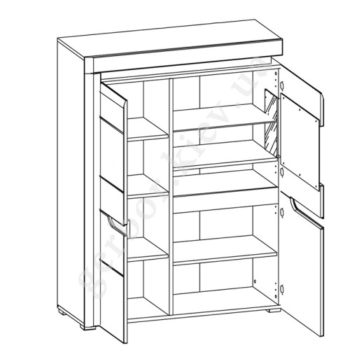Фото наполнения витрины IRMA IM5 BOGFRAN