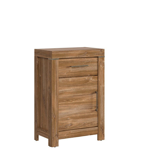 Фото тумбы GENT KOM1D1S/10/7 BRW - вид сбоку