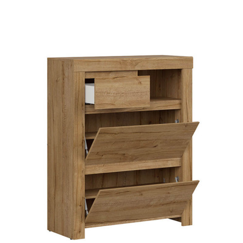 Фото прихожей HOLTEN BRW дуб уотерфорд – наполнение обувной тумбы