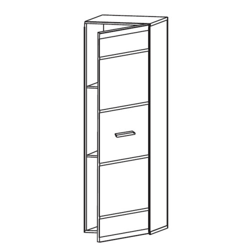 Фото навесного пенала ВУШЕР SFW1D Гербор с открыванием вправо