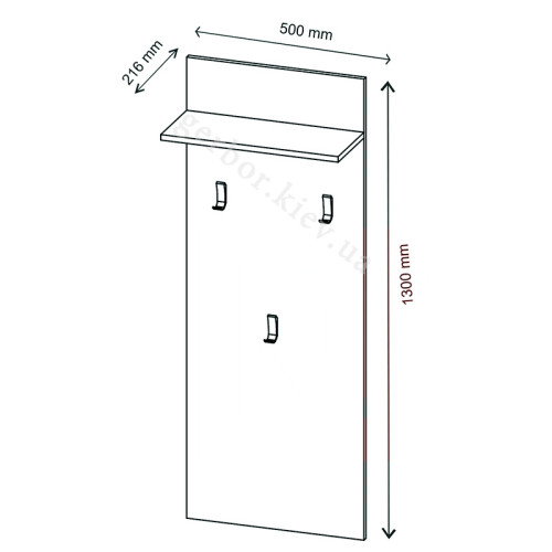 Фото вешалки прихожей РУТА VMV Holding