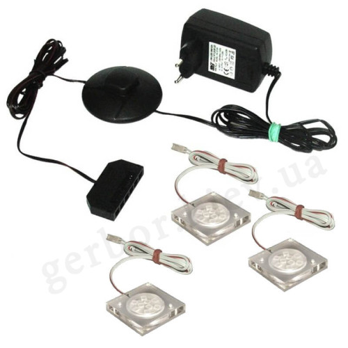 Фото правої вітрини HELIX 1D1W MEBELBOS – підсвітка Led Stik