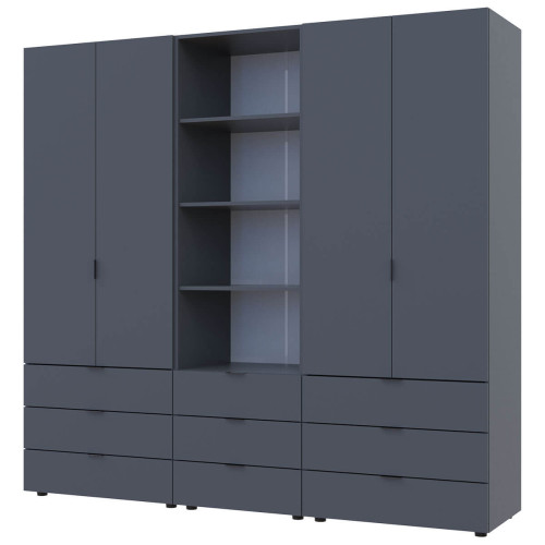 Фото шафи 2+2 ДСП з пеналом ГЕЛАР ДОРОС (DOROS) графіт