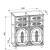 Фото комода БЕЛЛЬ АС-18 Санти - размеры