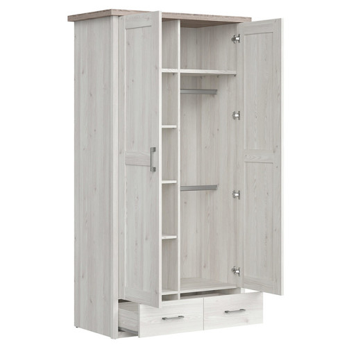 Фото шкафа LUCA BABY SZF2D2S BRW - наполнение