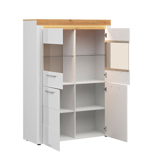 Фото гостиной HORTON BRW – наполнение низкой витрины