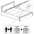 Фото ліжка з підйомним механізмом 160 SAPORI MEBELBOS – схема з навантаженнями