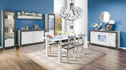 Фото комода GRAY GR3 BOGFRAN в интерьере столовой