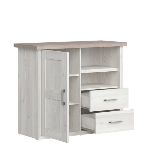 Фото комода LUCA BABY KOM1D2S BRW - наполнение