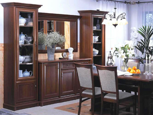 Фото вітрини 1DL СОНАТА Гербор в інтер'єрі їдальні