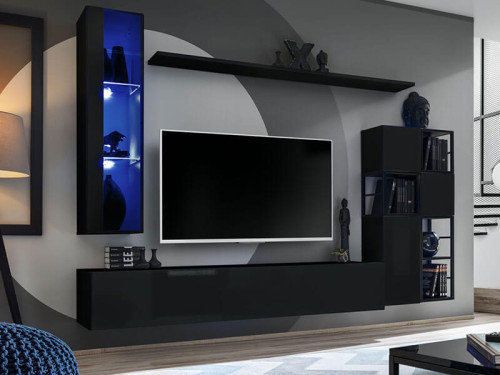 Фото гостиной SWITCH M2 ZZ ASM MEBLE черный / черный глянец