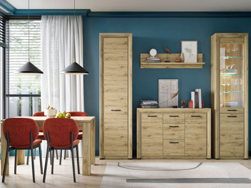 Фото полиці 120 SAPORI MEBELBOS в інтер'єрі їдальні – вигляд спереду